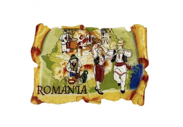 Magnet ceramic România și personaje populare